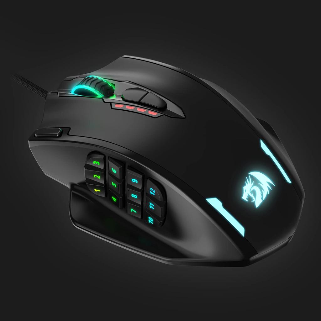 Gaming Mouse with Side Buttons for Productivity and Work Efficiency
